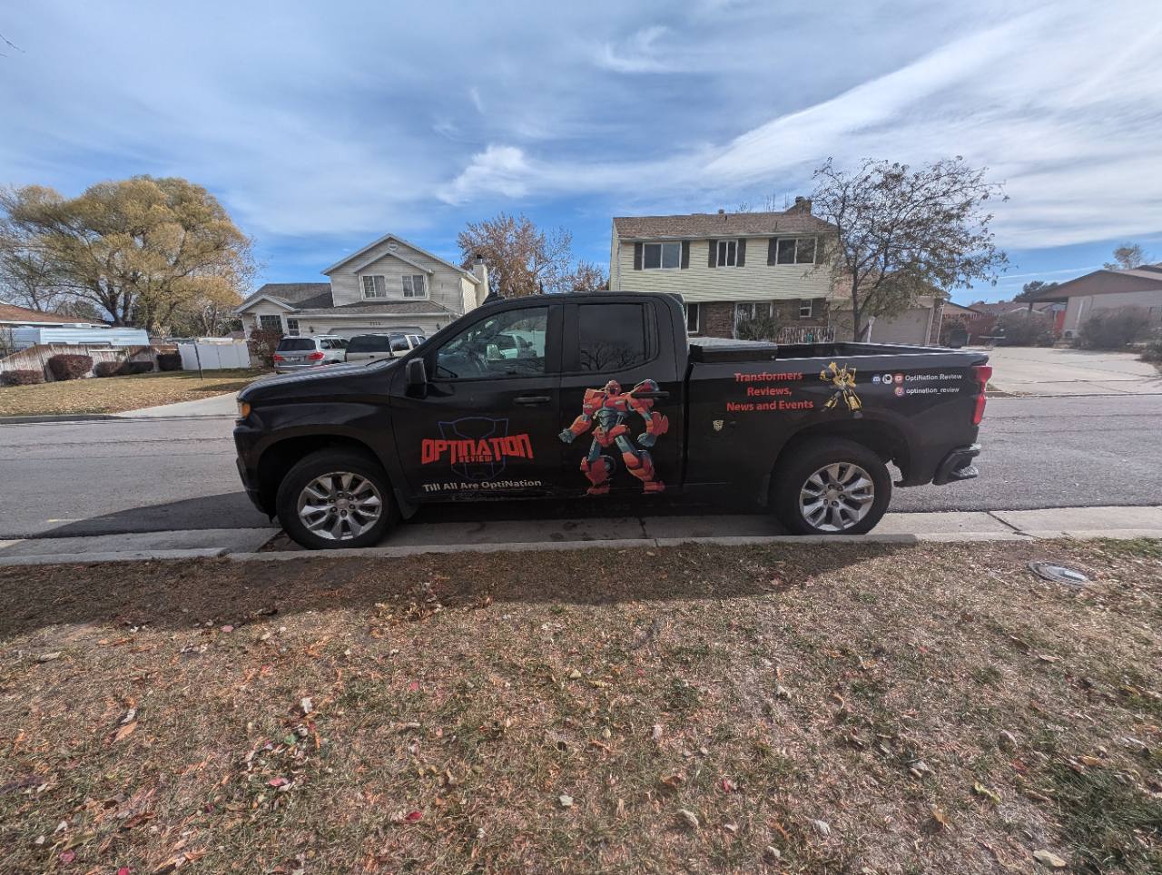 Tread Depth, a Transformers-inspired Chevrolet Silverado